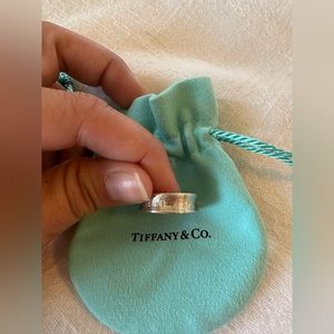 Tiffany & Co silver 1837 ring